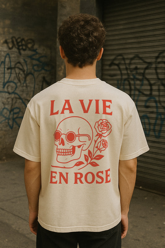 La Vie En Rose Unisex Oversized Tshirt